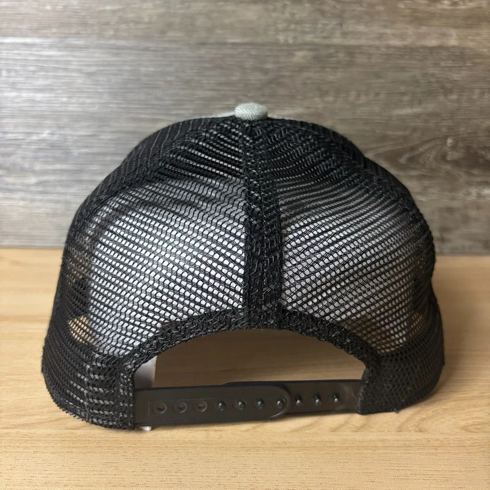 Nuclear Cowboyz Hat Cap Snapback Gray Motorcycle Biking Adjustable